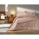 Jogo de Cama Karsten Bossa 300 Fios Egpt 4 Peças King Rosa