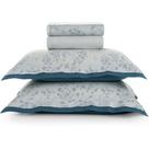 Jogo de Cama Karsten Ellie 300 Fios 4 Peças King Branco