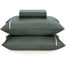 Jogo de Cama Karsten Noah 160 Fios 3 Peças Queen Cinza