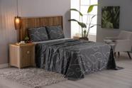 Jogo De Cama King 4 peças Lençol Micro Percal 400 Fios Estampado