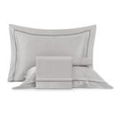 Jogo de Cama King Altenburg 300 Fios Essenza Cinza 4 Pçs 989