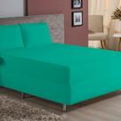 Jogo De Cama King Nobre 3 Peças Luva De Box 55cm De Altura Malha 100% Algodão - Jade