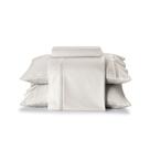 Jogo de Cama King Percal 180 Fios Bordado Duplo Bege Dohler Jogo de Cama King Percal 180 Fios Bordado Duplo Bege Dohler