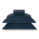 Jogo de Cama King Percal 200 Fios 04 Peças Filetti Trussardi - Branco -