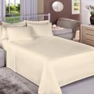 Jogo de Cama King Premium Linea 180 Fios Liso 04 Peças - Nude