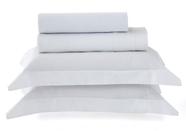 Jogo de Cama King Satinée 300 Fios Branco Kacyumara