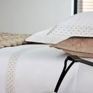 Jogo de Cama King Size Carnegie Bege 300 Fios Algodão Egípcio By The Bed