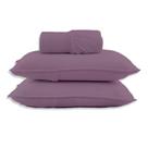 Jogo de Cama - King Size - Malha - 3 Peças - 100% Algodão - Rose - SBX Jogo de Cama - King Size - Malha - 3 Peças - 100% Algodão - Rose - SBX