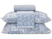 Jogo de Cama King Teka Diamante Oriente 150 Fios 4 Peças Jogo de Cama King Teka Diamante Oriente 150 Fios 4 Peças