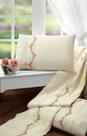 Jogo de Cama Lençol Bouquet Queen 100% Algodão Palha 04 Peças
