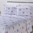 Jogo de Cama Lençol Casal 3 Peças Estampado - Estampas Sortidas