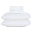 Jogo de Cama Lençol Casal Eclipse 4 Peças - Branco - 100% Poliéster Jogo de Cama Lençol Casal Eclipse 4 Peças - Branco - 100% Poliéster