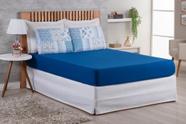 Jogo de Cama Lençol Casal Queen Avulso Microfibra Fronha Estampada