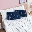 Jogo De Cama Lençol Celine Solteiro 02 Peças Micropercal 200 Fios Bolinhas - Azul Marinho Jogo De Cama Lençol Celine Solteiro 02 Peças Micropercal 200 Fios Bolinhas - Azul Marinho