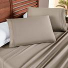 Jogo De Cama Lençol Cherry King Size 4 Pç Bordado 200 Fios ALLEGRA