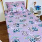 Jogo de Cama Lençol e Fronha Solteiro Estampado Stitch 1,40 x 2,20 Menina