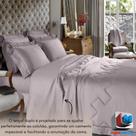 Jogo de Cama Lençol King Bordado Algodão Percal 300 fios Cristal Renda Buettner