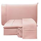 Jogo de Cama Lençol Queen Conforto Percal 300 Fios 4 Peças - Rosê - 100% Poliéster Jogo de Cama Lençol Queen Conforto Percal 300 Fios 4 Peças - Rosê - 100% Poliéster