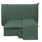 Jogo de Cama Lençol Queen Conforto Percal 300 Fios 4 Peças - Verde - 100% Poliéster Jogo de Cama Lençol Queen Conforto Percal 300 Fios 4 Peças - Verde - 100% Poliéster