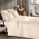 Jogo de Cama Lençol Queen Cristal Percal 300 fios Bordado100% Algodão Renda Buettner