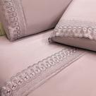 Jogo de Cama Lençol Queen D Mais 4 Peças - Rosê - 100% Poliéster Jogo de Cama Lençol Queen D Mais 4 Peças - Rosê - 100% Poliéster