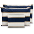 Jogo De Cama Lençol Queen Kit 3 Peças De Cima Extra Macio 180 Fios Percal Estampado