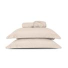 Jogo de Cama Lencol Slim King 3 peças 200 Fios Bege - Home Fernandes