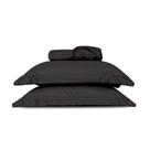 Jogo de Cama Lencol Slim Queen 3 peças 200 Fios Preto - Home Fernandes