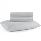 Jogo de Cama Lençol Solteiro Micro Percal 300 fios com 3 Peças Premium- BF Colchões