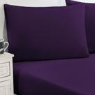 Jogo De Cama Malha Lençol 100% Algodão Gran Moratta 3 Peças Queen - feita na tonalidade Roxo Jogo De Cama Malha Lençol 100% Algodão Gran Moratta 3 Peças Queen - feita na tonalidade Roxo