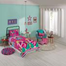 Jogo de Cama Microfibra Solteiro Barbie Reinos Mágicos Lepper
