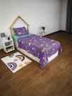 Jogo de Cama Microfibra Solteiro Estampado Patrulha Canina Menina 1,40 m x 2,20 m Com 3 pecas