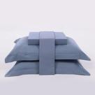 Jogo de Cama Niazitex 200F Essential Queen Azul Índigo 4 Peças Jogo de Cama Niazitex 200F Essential Queen Azul Índigo 4 Peças