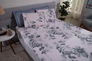 Jogo de Cama Percal 400 Fios Premium Lençol com Elástico Total Estampado