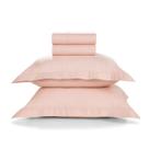 Jogo de Cama Piero 100% Algodão 200 Fios King Trussardi Cor:Rose