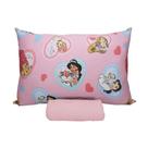 Jogo de Cama Play Solteiro Coracao Princesas