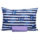 Jogo de Cama Portallar Solteiro Malha Mista Disney Stitch Listras 2 Pçs Lavanda Jogo de Cama Portallar Solteiro Malha Mista Disney Stitch Listras 2 Pçs Lavanda