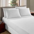 Jogo de cama queen 100% algodão 3 peças vivaldi liso branco