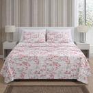 Jogo de Cama Queen 150 Fios Village Floral Algodão Lepper