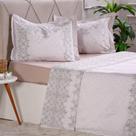 Jogo de Cama Queen 200 Fios 100% Algodão 160x200x35cm