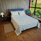 Jogo de Cama Queen 2,20m X 2,40m Com 4 Peças Cor:Magnólia Bege Jogo de Cama Queen 2,20m X 2,40m Com 4 Peças Cor:Magnólia Bege