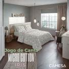 Jogo de Cama Queen 4 Peças Camesa Micro Cotton 180 Fios Lençol com Elástico Toque Macio Secagem Rápida