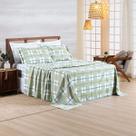 Jogo de Cama Queen 400 Fios com Aba Americana Estampado 04 Peças Afeto York Jogo de Cama Queen 400 Fios com Aba Americana Estampado 04 Peças Afeto York