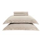 Jogo de Cama Queen Altenburg 300 Fios Bege Instinto 4 Pcs