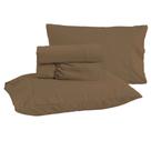 Jogo de Cama Queen Bordado Inglês Rozac Golden Bege Escuro (2 Lençois e 2 Fronha) Jogo de Cama Queen Bordado Inglês Rozac Golden Bege Escuro (2 Lençois e 2 Fronha)