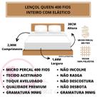 Jogo de Cama Queen com Fronha 400 Fios 04 peças Acetinado Toque Macio Jogo de Cama Queen com Fronha 400 Fios 04 peças Acetinado Toque Macio