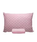 Jogo De Cama Queen Doce Vida Rosa