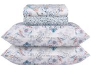 Jogo de Cama Queen Duplo 4 Peças 250x240cm Aurea 140 Fios Realce Premium Sultan Jogo de Cama Queen Duplo 4 Peças 250x240cm Aurea 140 Fios Realce Premium Sultan