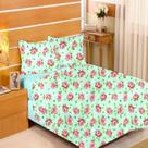 Jogo de Cama Queen Duplo Encanto Flores Rosa