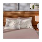 Jogo De Cama Queen Estampado 100 Algodão 3pçs Premium Rose Floral